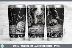 GorgeousCottage Dogs Laser 20oz Tumbler design.