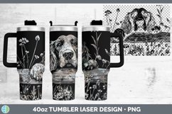 GorgeousCottage Dogs Laser 40oz Tumbler design.