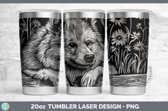 GorgeousCottage Dogs Laser 20oz Tumbler design.