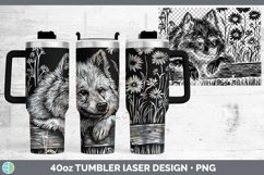 GorgeousCottage Dogs Laser 40oz Tumbler design.