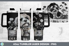 GorgeousCottage Dogs Laser 40oz Tumbler design.