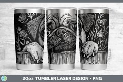 GorgeousCottage Dogs Laser 20oz Tumbler design.