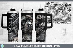 GorgeousCottage Dogs Laser 40oz Tumbler design.