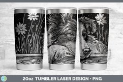 GorgeousCottage Dogs Laser 20oz Tumbler design.