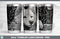 GorgeousCottage Dogs Laser 20oz Tumbler design.