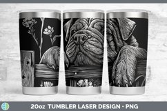 GorgeousCottage Dogs Laser 20oz Tumbler design.