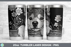 GorgeousCottage Dogs Laser 20oz Tumbler design.
