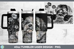 GorgeousCottage Dogs Laser 40oz Tumbler design.