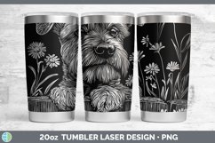 GorgeousCottage Dogs Laser 20oz Tumbler design.