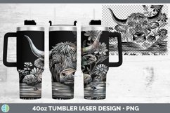 GorgeousCottage Farm Laser 40oz Tumbler design.