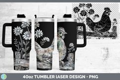 GorgeousCottage Farm Laser 40oz Tumbler design.