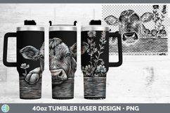 GorgeousCottage Farm Laser 40oz Tumbler design.