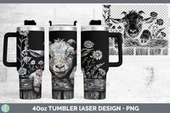 GorgeousCottage Farm Laser 40oz Tumbler design.