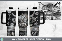 GorgeousCottage Farm Laser 40oz Tumbler design.