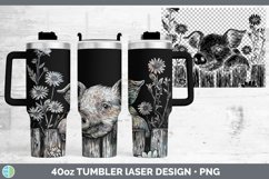 GorgeousCottage Farm Laser 40oz Tumbler design.