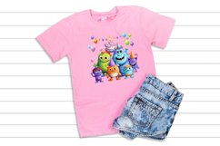 Cute Monsters on Birthday Clipart Bundle - 16 Designs Product Image 8