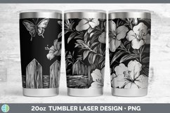 GorgeousCottage Flowers Laser 20oz Tumbler design.