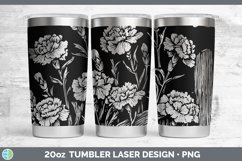 GorgeousCottage Flowers Laser 20oz Tumbler design.