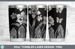 GorgeousCottage Flowers Laser 20oz Tumbler design.