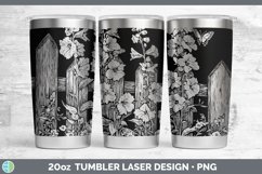 GorgeousCottage Flowers Laser 20oz Tumbler design.