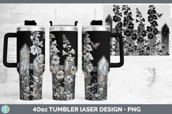 GorgeousCottage Flowers Laser 40oz Tumbler design.