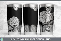 GorgeousCottage Flowers Laser 20oz Tumbler design.