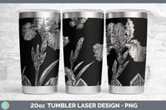 GorgeousCottage Flowers Laser 20oz Tumbler design.
