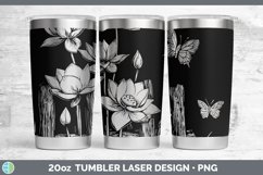 GorgeousCottage Flowers Laser 20oz Tumbler design.