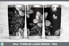 GorgeousCottage Flowers Laser 20oz Tumbler design.