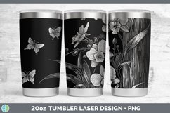 GorgeousCottage Flowers Laser 20oz Tumbler design.
