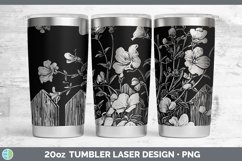 GorgeousCottage Flowers Laser 20oz Tumbler design.