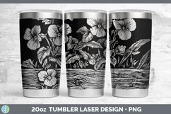 GorgeousCottage Flowers Laser 20oz Tumbler design.