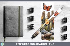 GorgeousCottage Garden Pen Wrap design.