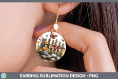 GorgeousCottage Garden Round Earrings design.