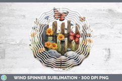 GorgeousCottage Garden Wind Spinner design.