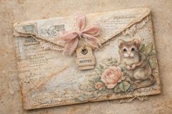 Cottage Garden Mouse Junk Journal Pages Product Image 6