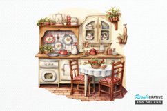 Cottage Kitchen Collection single PNG Clipart Product Image 1