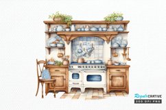 Cottage Kitchen Collection single PNG Clipart Product Image 1