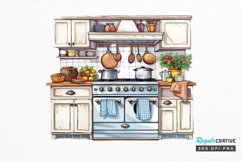 Cottage Kitchen Collection single PNG Clipart Product Image 1