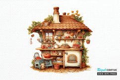 Cottage Kitchen Collection single PNG Clipart Product Image 1