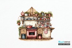 Cottage Kitchen Collection single PNG Clipart Product Image 1