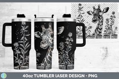 GorgeousCottage Safari Laser 40oz Tumbler design.