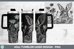 GorgeousCottage Safari Laser 40oz Tumbler design.