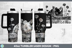 GorgeousCottage Safari Laser 40oz Tumbler design.