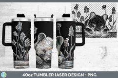 GorgeousCottage Safari Laser 40oz Tumbler design.