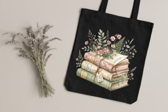 Cottagecore Book Lovers PNG Clipart Bundle Product Image 3