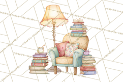 Cottagecore Clipart PNG, Whimsical Aesthetic Cozy Scenes Product Image 4
