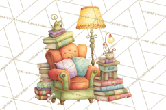 Cottagecore Clipart PNG, Whimsical Aesthetic Cozy Scenes Product Image 5