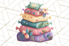 Cottagecore Clipart PNG, Whimsical Aesthetic Cozy Scenes Product Image 2
