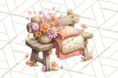 Cottagecore Clipart PNG, Whimsical Aesthetic Cozy Scenes Product Image 3